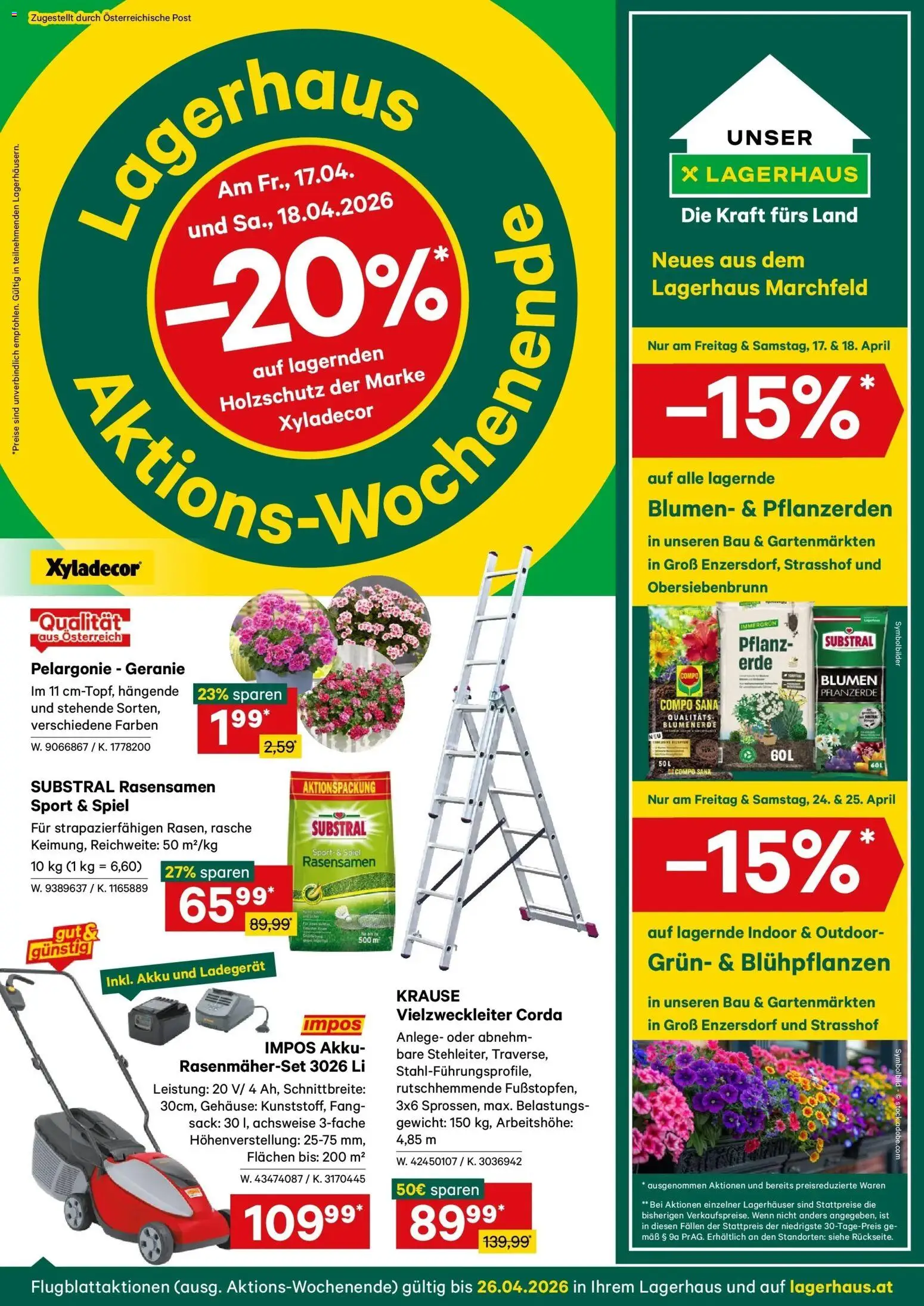 Vorschau der Angebote: Lagerhaus Lagerhaus Wochen Angebote gültig ab 13.04.2026