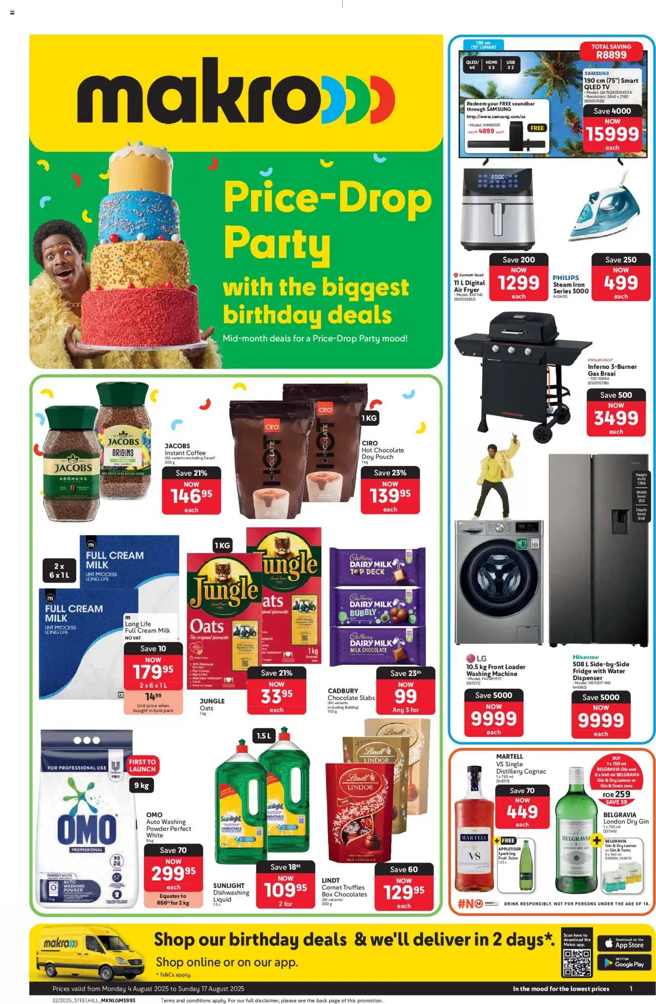 Makro Birthday Catalogue from 04/08 - 17/08/2025 > Promotions