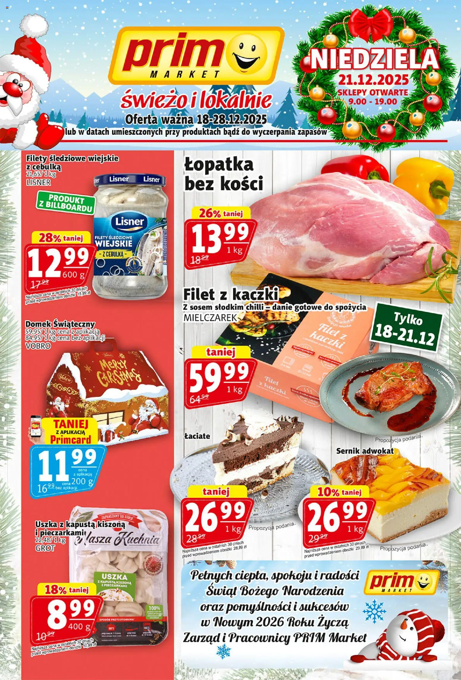 Pogląd gazetki "Gazetka" ze sklepu Prim Market ważnej od 18.12.2025