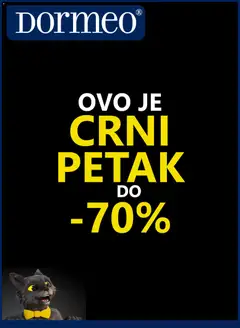 Pregled letka Black Friday trgovine Dormeo Home vrijedi od 07.11.2025