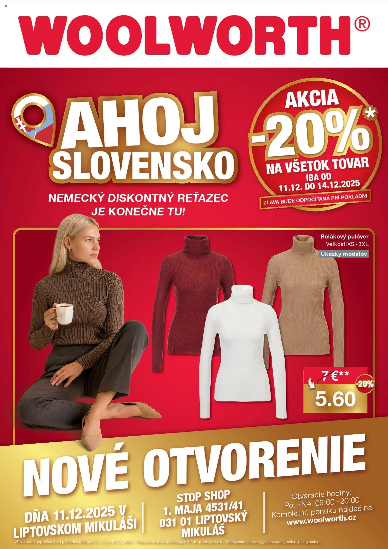 Náhľad Woolworth letáku platného od 09.12.2025 - Hodiny