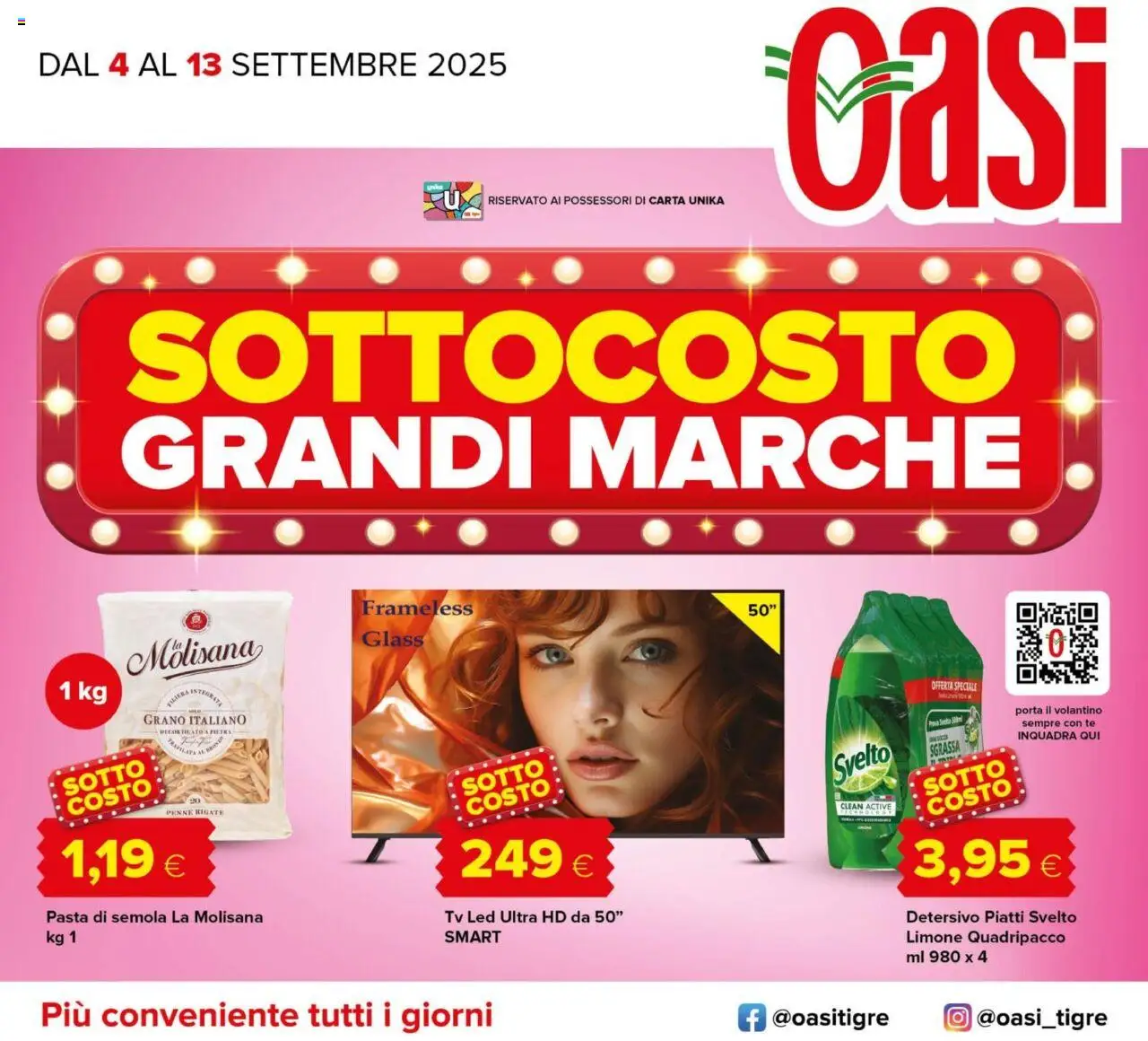 Volantino Oasi valido da 04/09/2025 numero di pagina 1