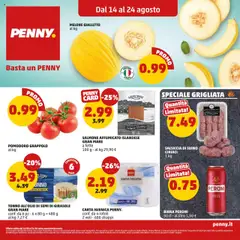 Anteprima dell'opuscolo Volantino Roma dal negozio PENNY valido da 14/08/2025