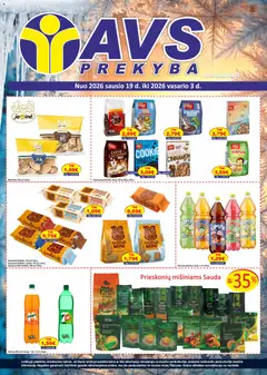 AVS parduotuvės leidinio Leidinys galiojančio nuo 2026.01.19 peržiūra