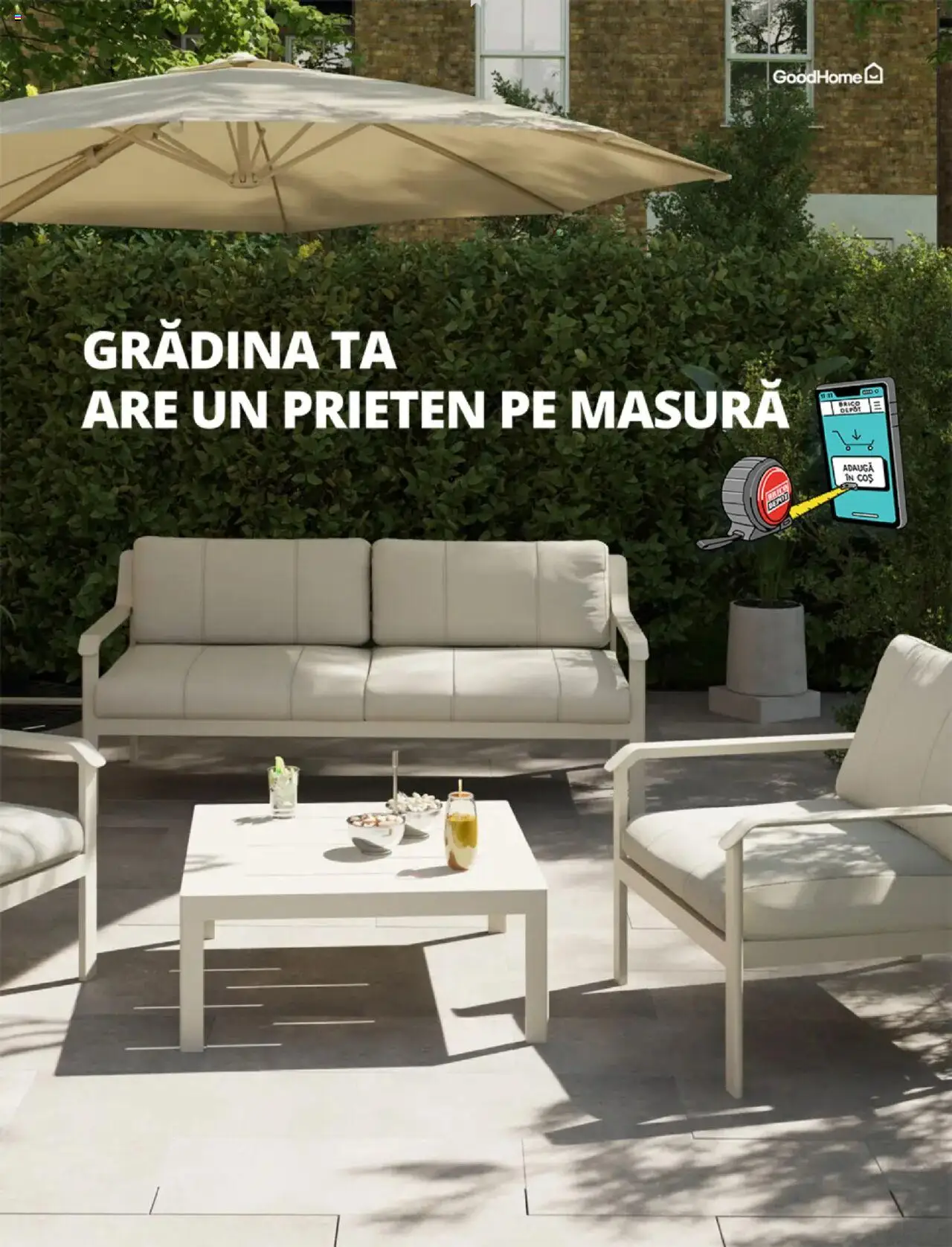 Brico Depot Catalog - Grădină Mobilier de la 28.03.2025 - Pagină 1 - Coș, Gradina, Goodhome
