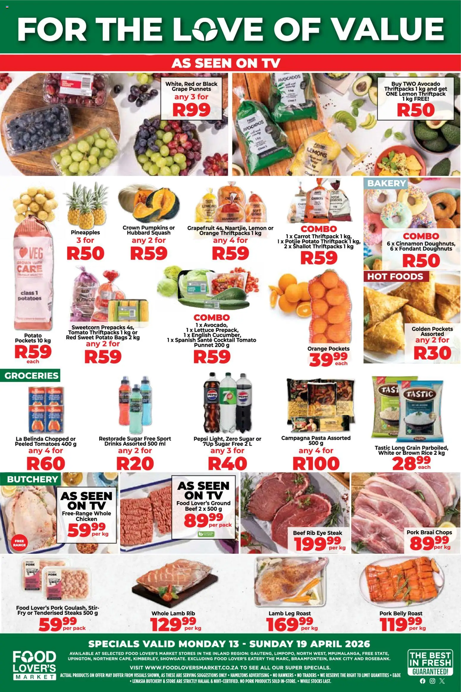 Preview of Food Lover's Market flyer valid from 13/04/2026