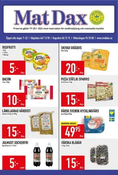 Förhandsgranska reklamblad Aktuella reklamblad Matdax från butik Matdax gäller från 19/01/2026
