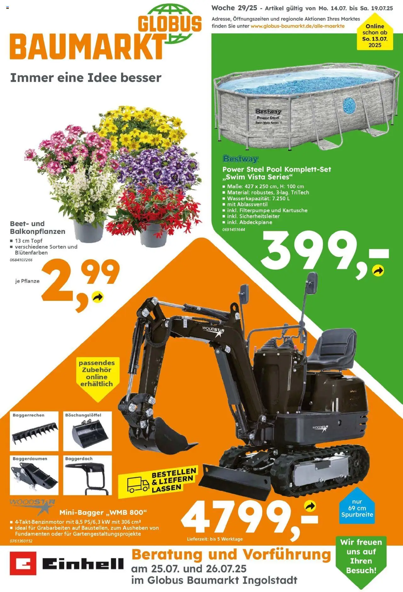 Globus Baumarkt Prospekt Ingolstadt (vom 13.07.2025 - 19.07.2025)