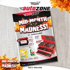 Preview of AutoZone flyer valid from 13/03/2026