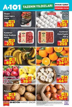 A101 Tazenin Yıldızları 29.01.2026 - Broşürünün önizlemesi