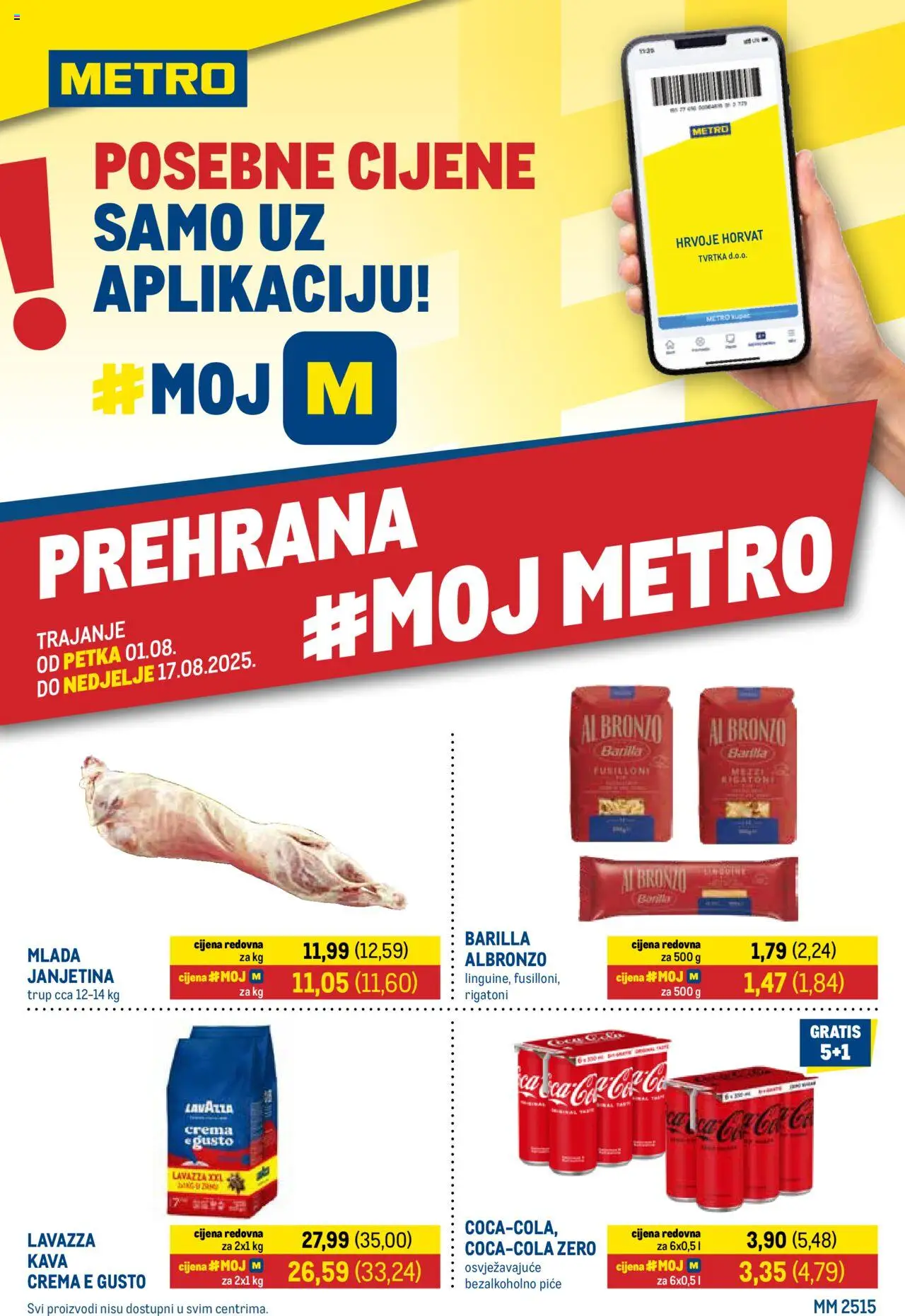 Metro aktualni Katalog vrijedi od 01.08.2025 - tjedna akcija broj stranice 1