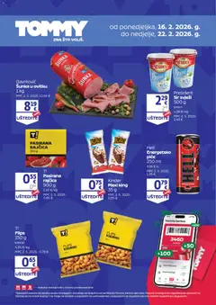 Pregled letka Dodatne pogodnost za Tommy članove trgovine Tommy vrijedi od 16.02.2026
