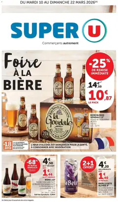 Prévisualisation de Jour de Marché du magasin Super U formulaire valide 10/03/2026