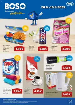 Pregled letka Katalog trgovine Boso vrijedi od 28.08.2025