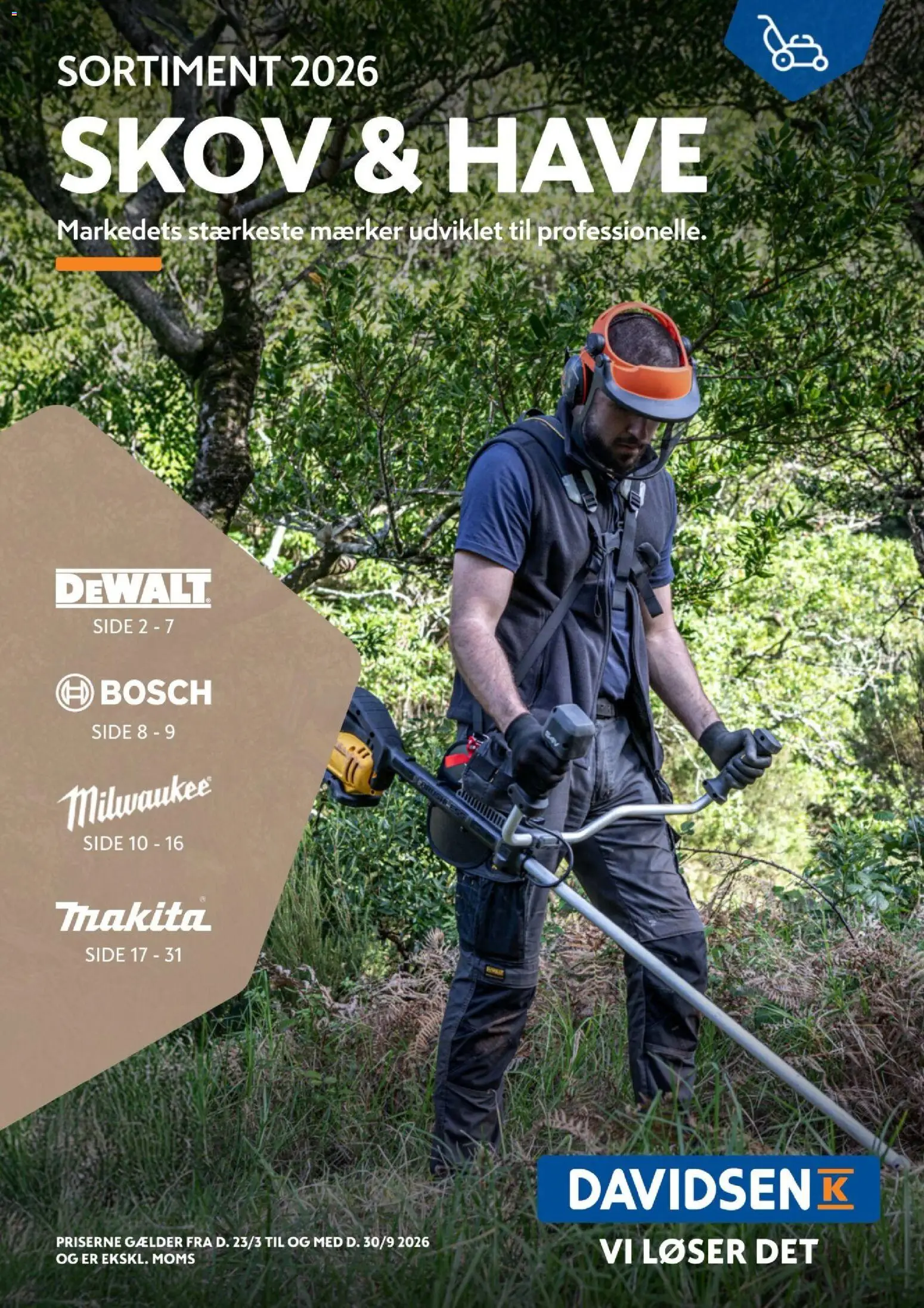 Eksempel på tilbudsavis Davidsen - Skov og have fra butik Davidsen gyldig fra 23/03/2026