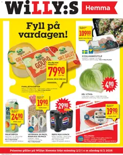 Förhandsgranska reklamblad Aktuella reklamblad Willys Hemma från butik Willys gäller från 02/02/2026