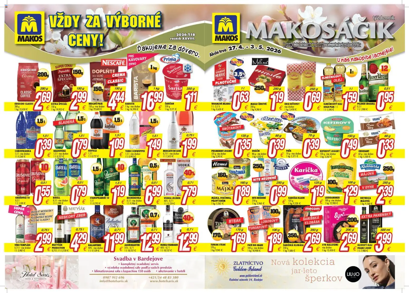 Náhľad Makos letáku platného od 27.04.2026