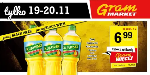 Pogląd gazetki "Black Friday" ze sklepu Gram Market ważnej od 19.11.2025