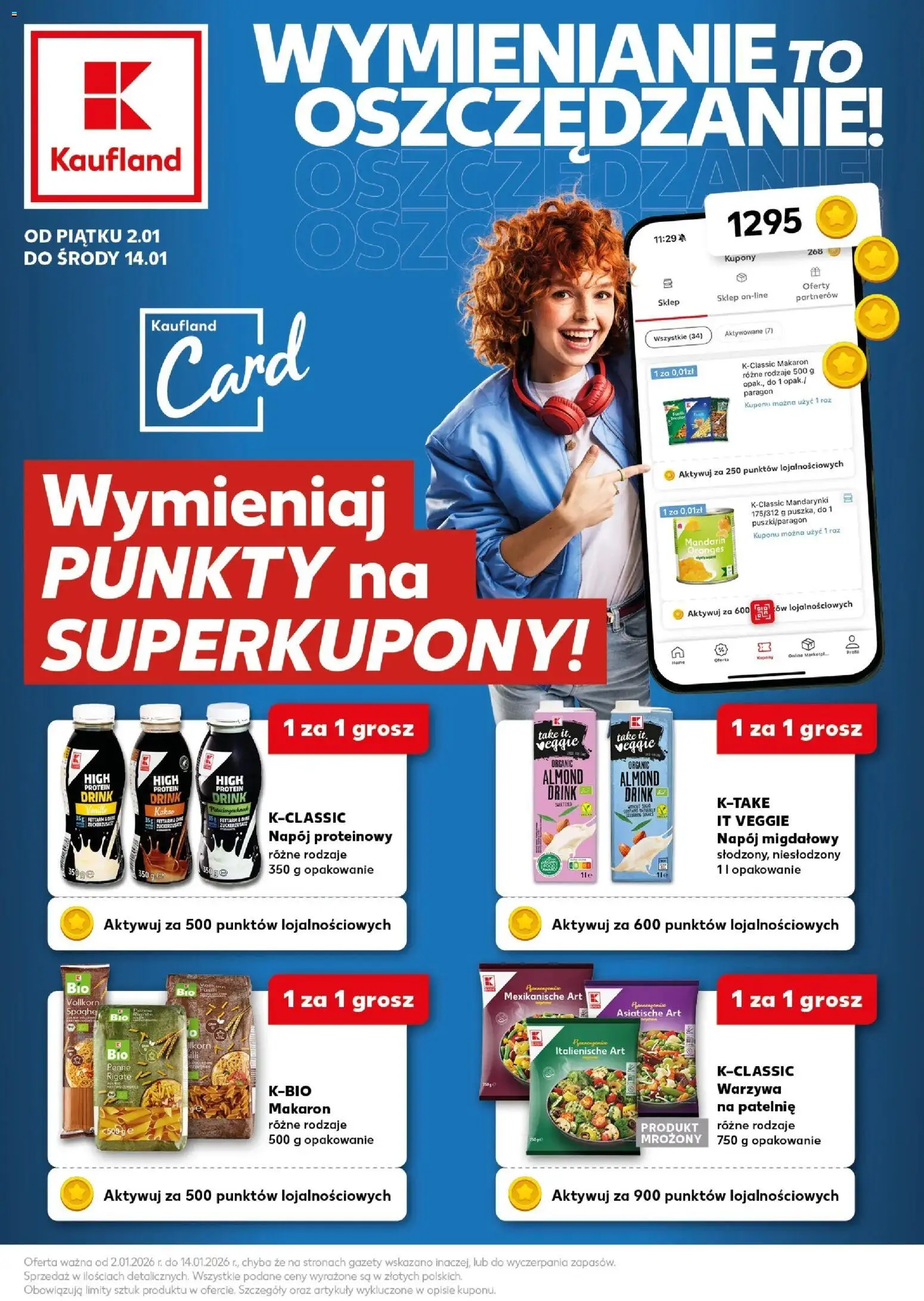 Pogląd gazetki "Superkupony" ze sklepu Kaufland ważnej od 02.01.2026