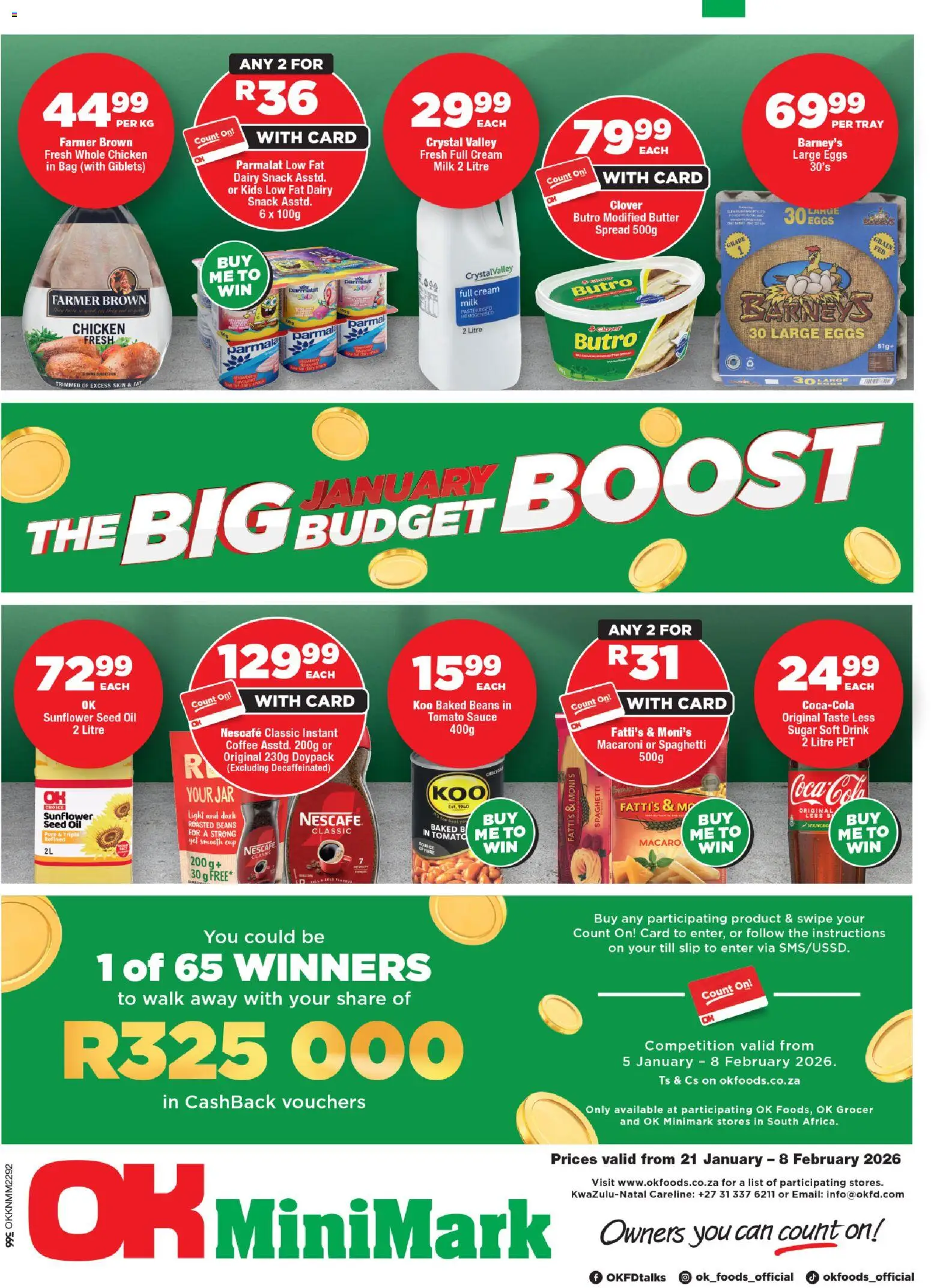 Preview of OK Foods flyer valid from 21/01/2026