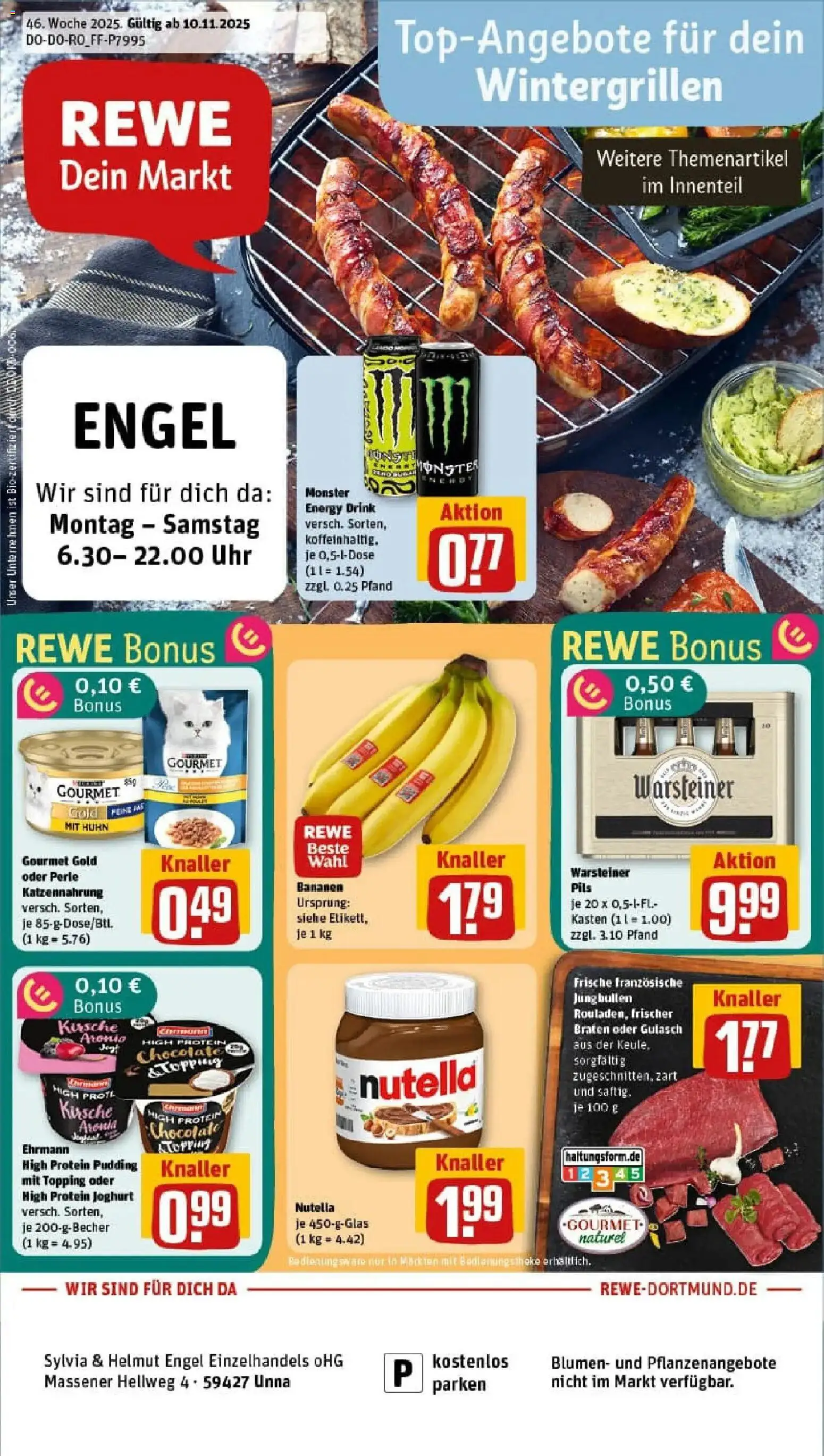 Vorschau von dem Prospekt des Geschäftes Rewe, gültig ab dem 10.11.2025