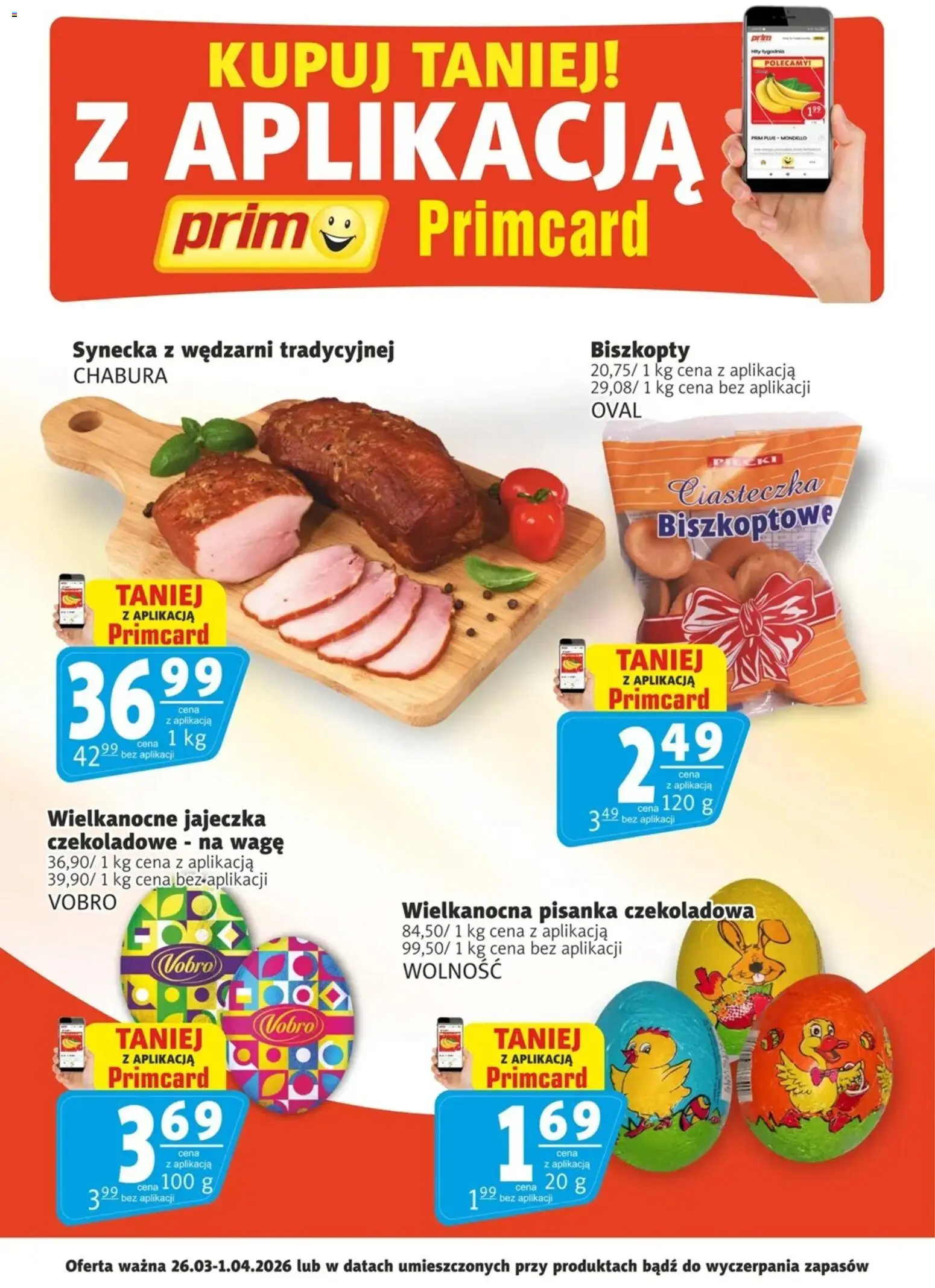 Pogląd gazetki "Prim Market promocje - Primcard" ze sklepu Prim Market ważnej od 26.03.2026
