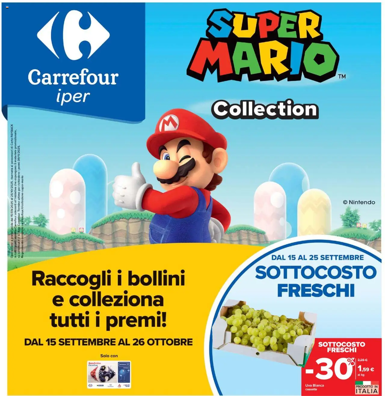 Volantino Carrefour valido da 15/09/2025 numero di pagina 1