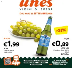 Anteprima dell'opuscolo Attuale volantino dal negozio Unes valido da 10/09/2025
