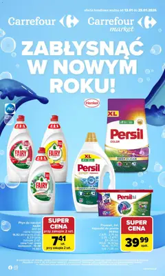 Pogląd gazetki "Zabłysnąć W Nowym Roku" ze sklepu Carrefour ważnej od 12.01.2026