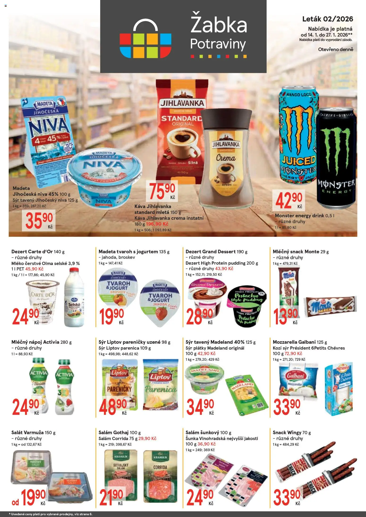 Náhled nabídky: Žabka Leták platný od 14.01.2026