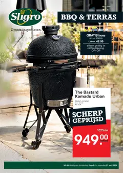 Voorbeeld van Sligro folder - Terras Special: BBQ van winkel Sligro geldig vanaf 09-04-2026