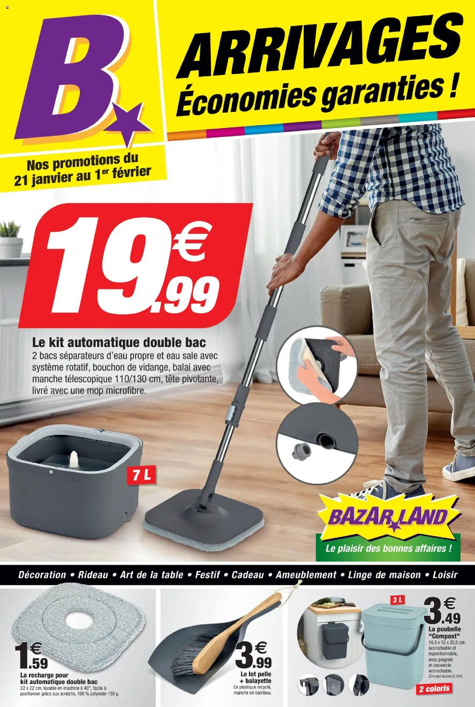 Prévisualisation de Catalogue du magasin Bazarland formulaire valide 21/01/2026