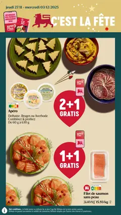 Voorbeeld van Folder de la semaine 48 van winkel Delhaize geldig vanaf 27/11/2025