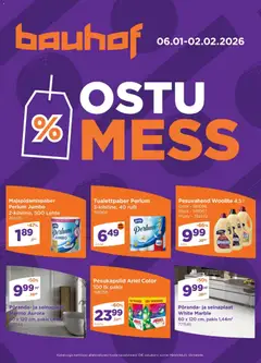 Bauhof kliendilehe eelvaade alates 2026.01.06