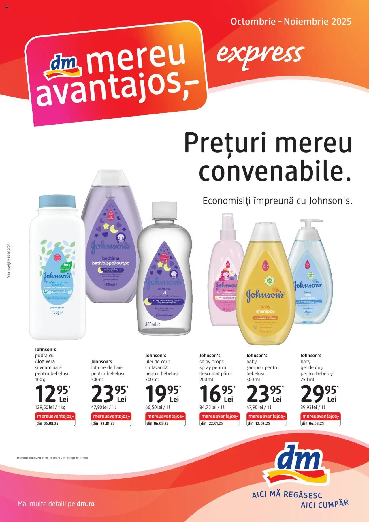 Catalog DM drogerie markt 16.10.2025 - 18.11.2025 - Revista, oferte - Pagină 1