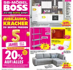 Vorschau von dem Prospekt des Geschäftes SB Möbel Boss, gültig ab dem 08.11.2025