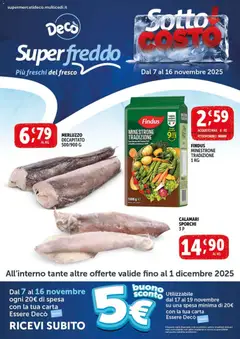 Anteprima dell'opuscolo Volantino Superfreddo - Napoli dal negozio Decò valido da 07/11/2025