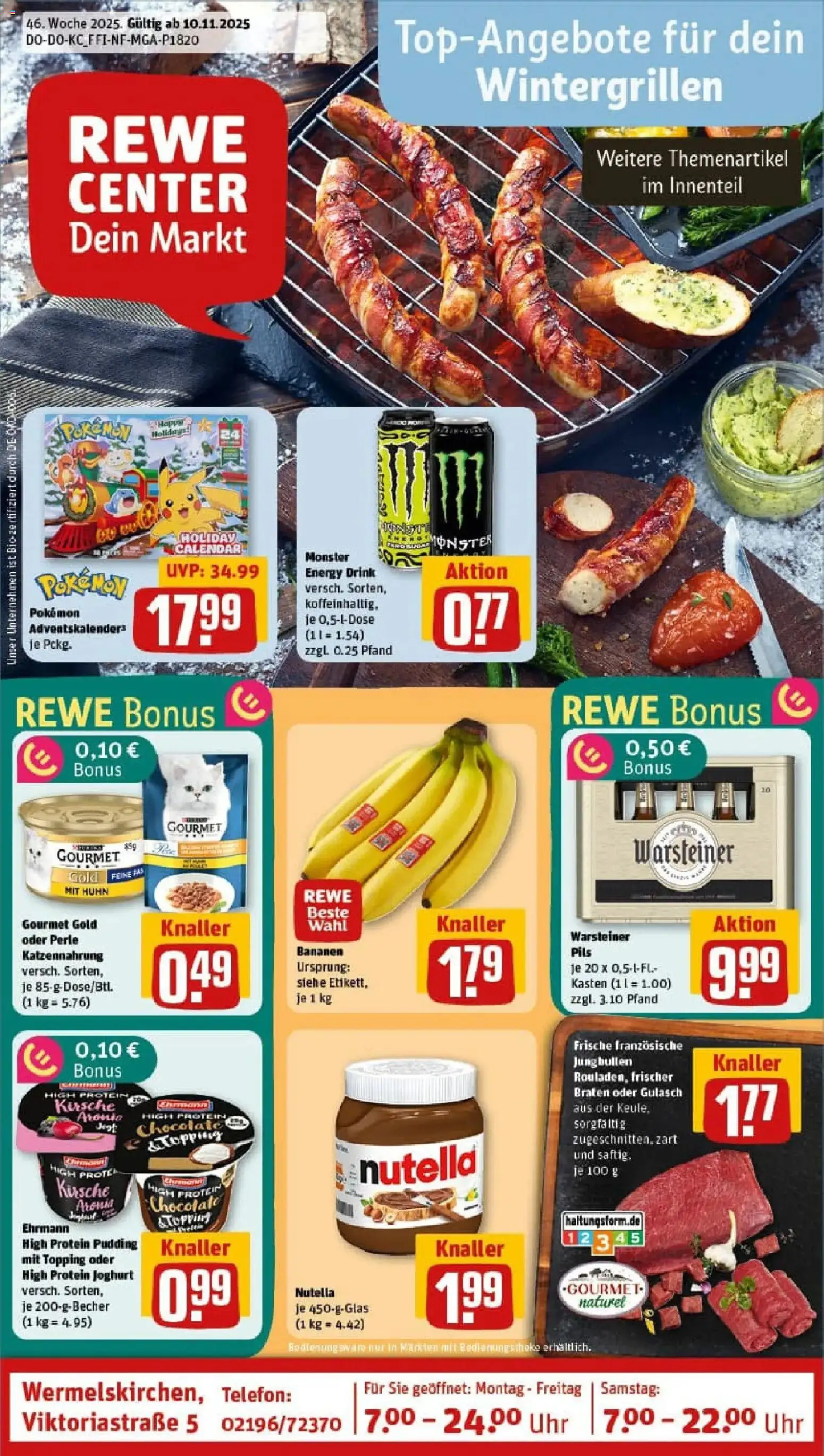 Vorschau von dem Prospekt des Geschäftes Rewe, gültig ab dem 10.11.2025