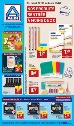 Prévisualisation de Catalogue de la semaine 33 du magasin Aldi formulaire valide 12/08/2025