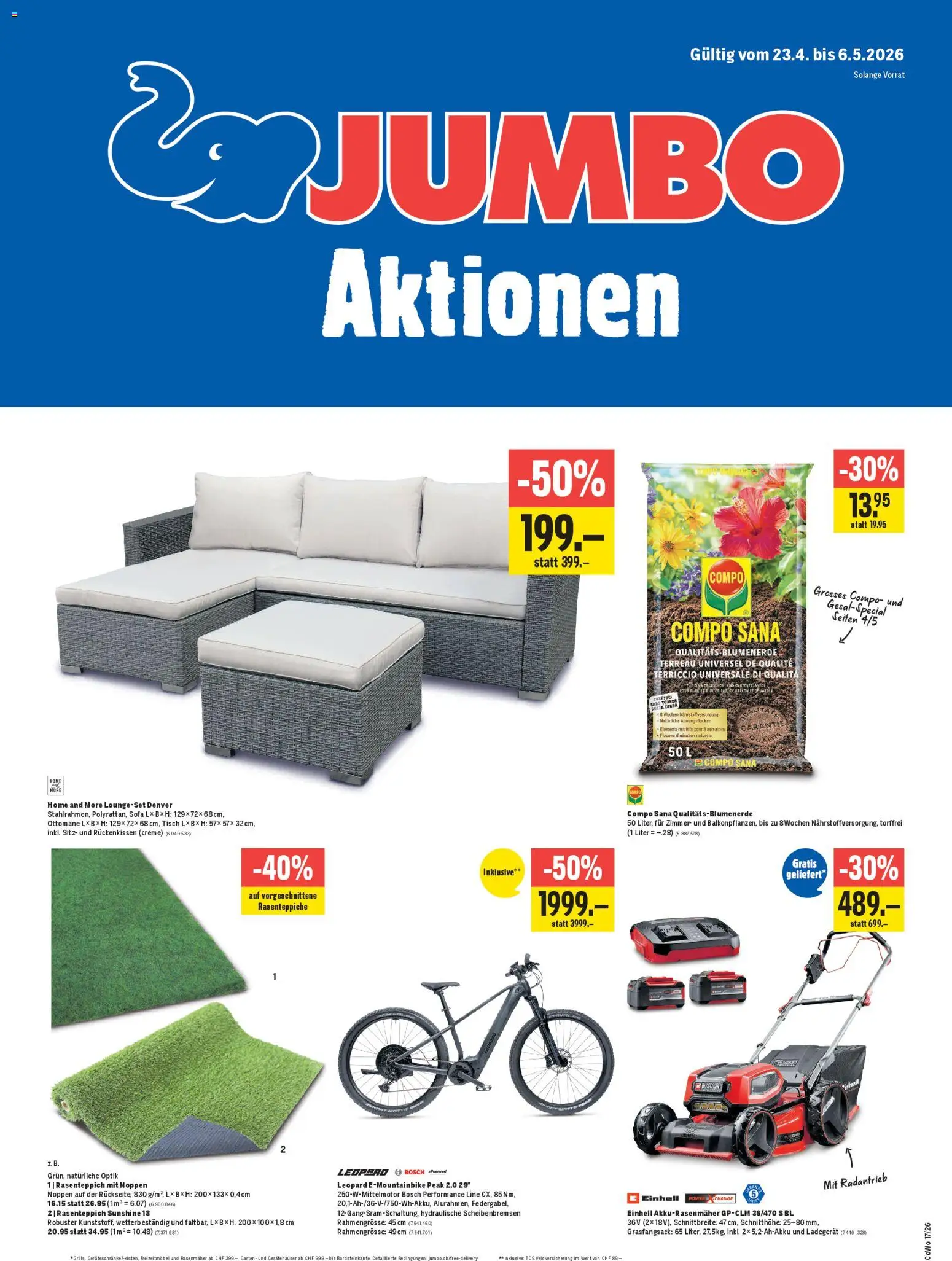 Vorschau des Merkblatts Jumbo aktionen vom Shop Jumbo gültig von 23.04.2026 bis 06.05.2026