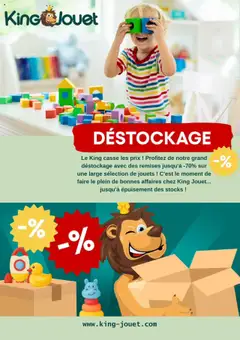 Prévisualisation de Catalogue du magasin King Jouet formulaire valide 16/10/2025