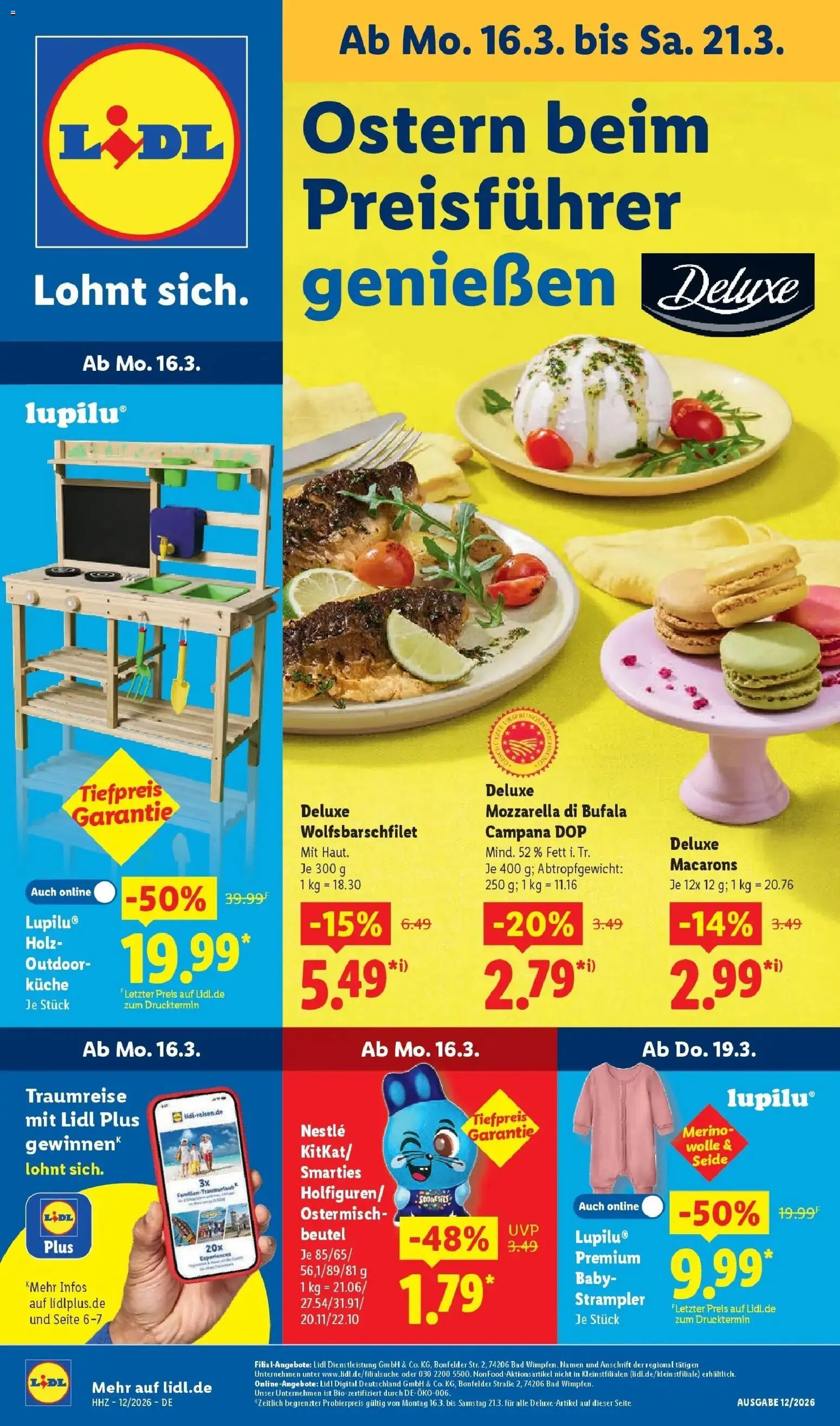 Vorschau von dem Prospekt des Geschäftes Lidl, gültig ab dem 16.03.2026