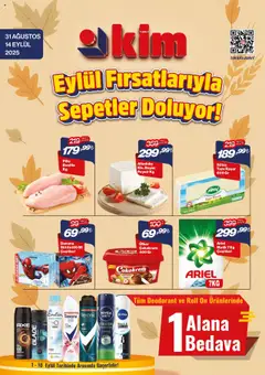 Kim Market Katalog 31.08.2025 - Broşürünün önizlemesi