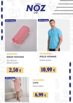 Prévisualisation de Catalogue du magasin NOZ formulaire valide 23/07/2025