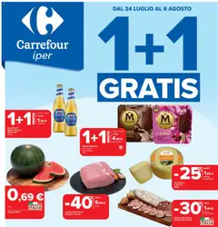 Anteprima dell'opuscolo Attuale volantino dal negozio Carrefour valido da 24/07/2025