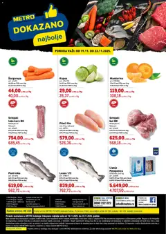 Pregled Metro kataloga - važi od 19.11.2025