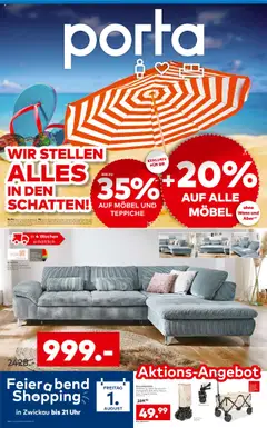 Vorschau von dem Prospekt des Geschäftes Porta!, gültig ab dem 28.07.2025