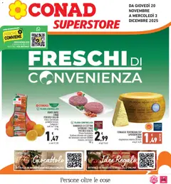 Anteprima dell'opuscolo Volantino Superstore Piemonte dal negozio Conad valido da 20/11/2025