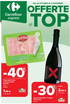 Anteprima dell'opuscolo Volantino Express - Torino dal negozio Carrefour valido da 24/10/2025