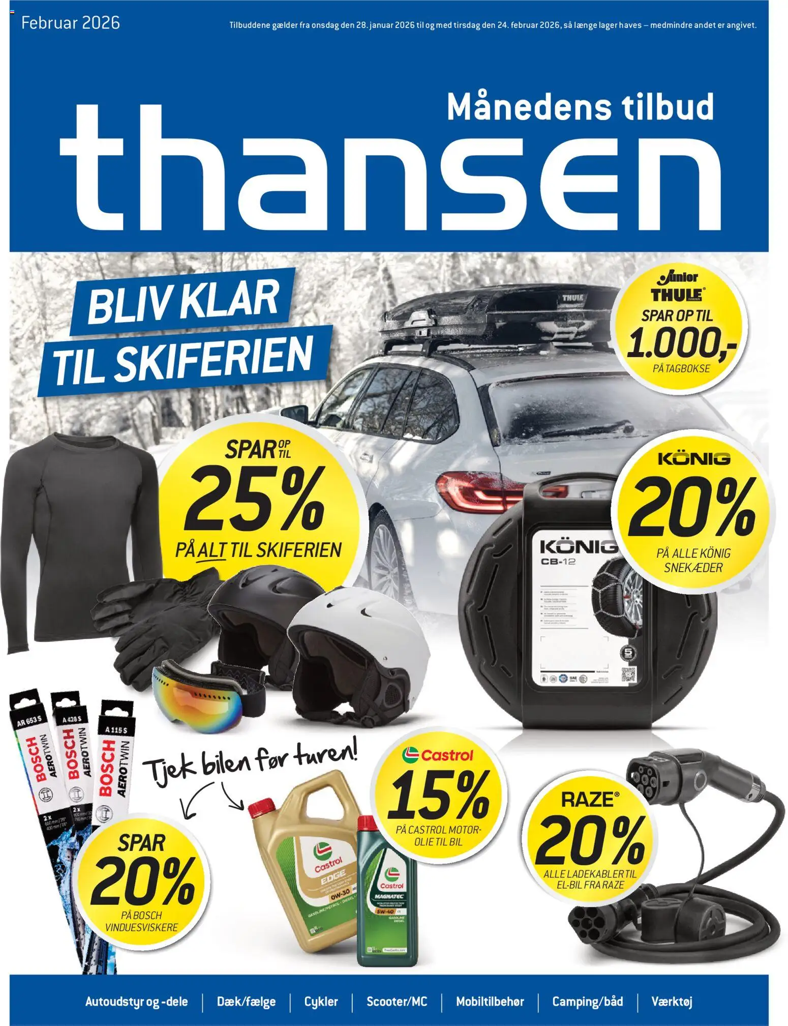 Eksempel på tilbudsavis Tilbudsavis fra butik Thansen gyldig fra 28/01/2026 - Olie